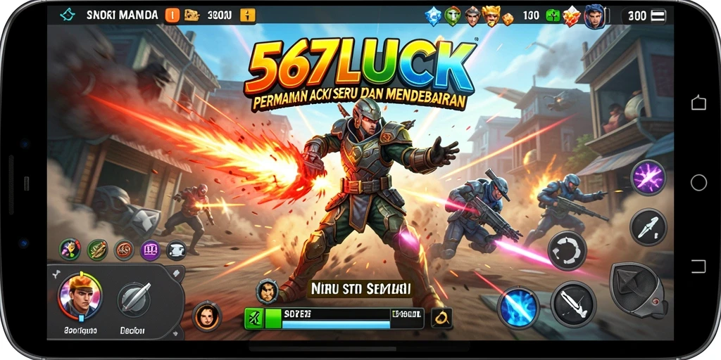 Gameplay seru 567LUCK dengan aksi mendebarkan.