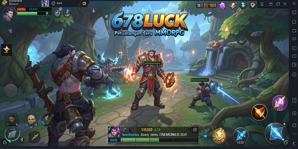 Tangkapan layar gameplay 678LUCK yang memperlihatkan aksi pertarungan epik.