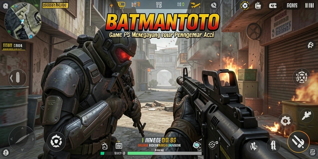 Tampilan menyerang gameplay menegangkan di BATMANTOTO.