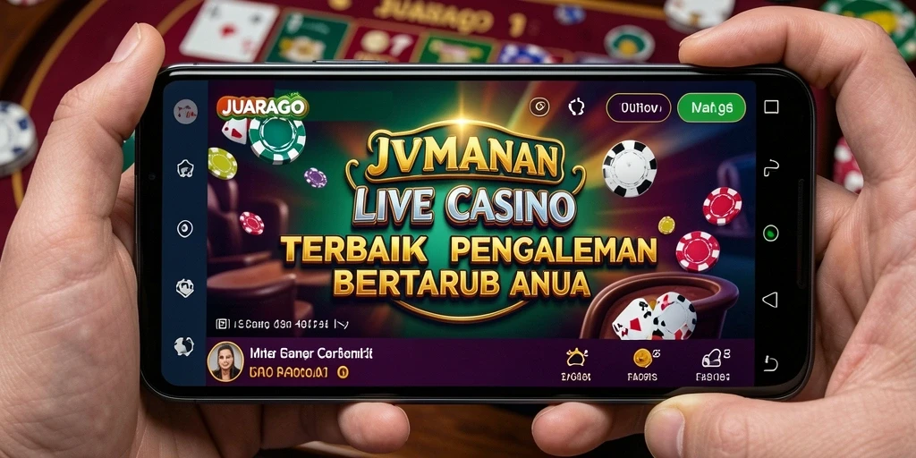 Tampilan gameplay JUARAGO yang interaktif dan menarik dalam permainan Live Casino.