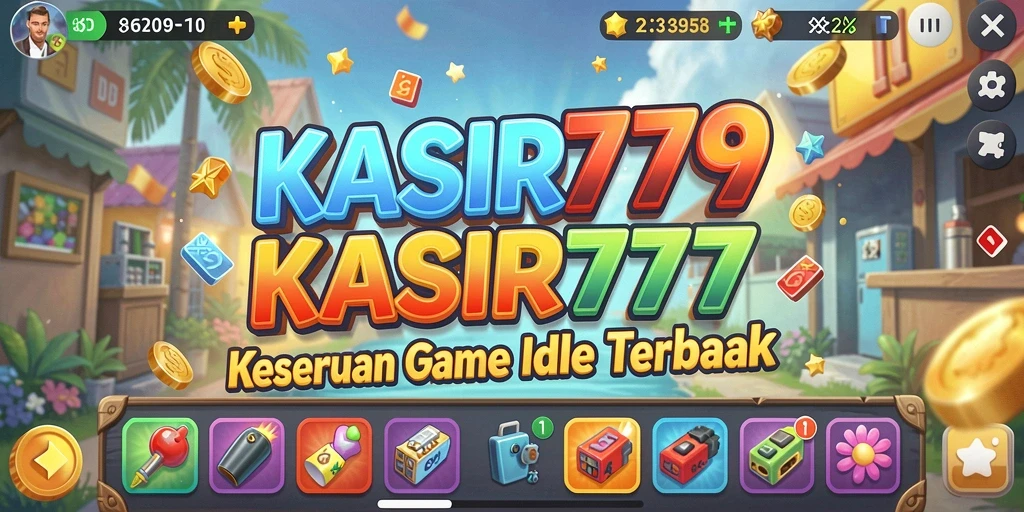 Tampilan menarik gameplay KASIR777 dengan manajemen toko yang menyenangkan.