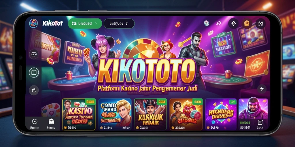 Tampilan gameplay KIKOTOTO yang menarik dengan berbagai permainan Kasino.