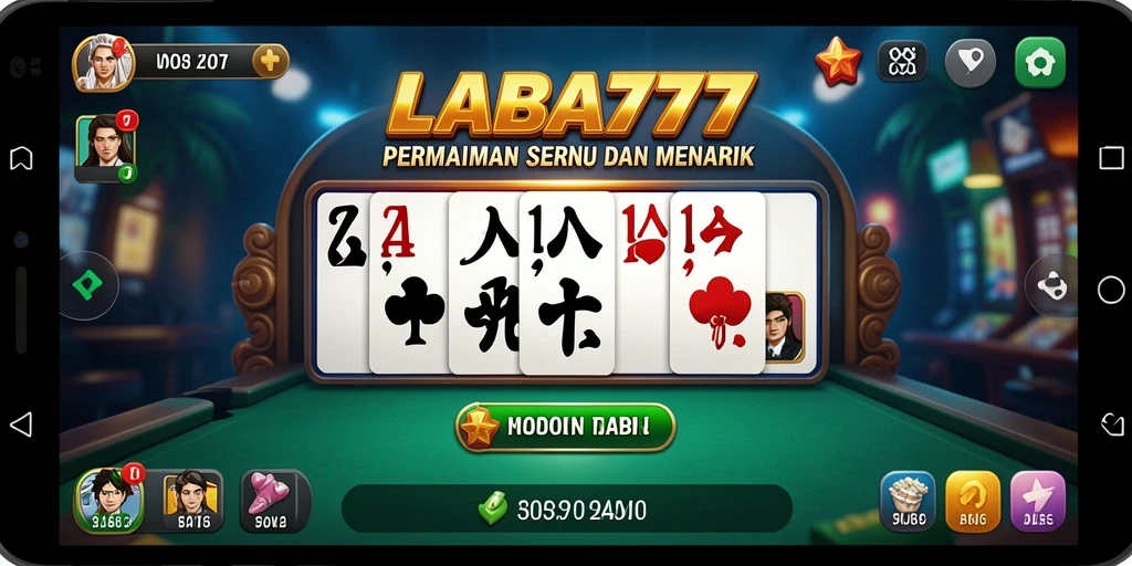Tampilan gameplay LABA777 yang seru dan menantang di Domino.