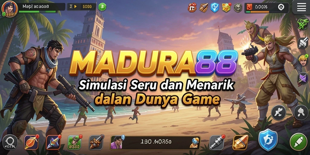 Tampilan gameplay MADURA88 yang menarik dan penuh aksi.