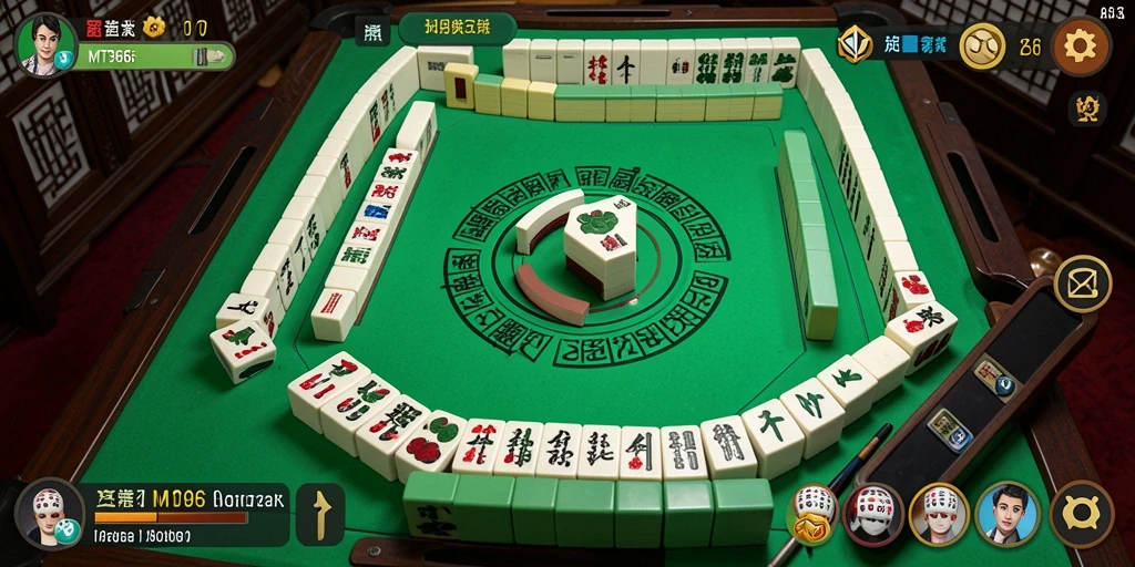 Screenshot gameplay MT966 menampilkan pengalaman bermain Mahjong yang seru.