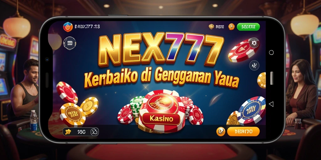 Screenshot gameplay NEX777 menampilkan suasana Kasino yang seru.