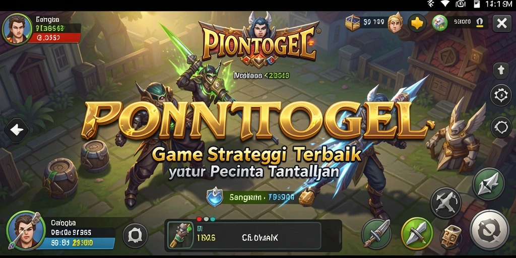 Tampilan screenshot PIONTOGEL menunjukkan aksi strategis yang mendebarkan.
