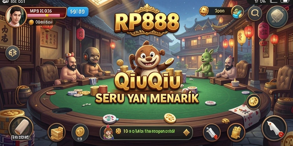 Tampilan gameplay QiuQiu yang menarik dan penuh strategi.