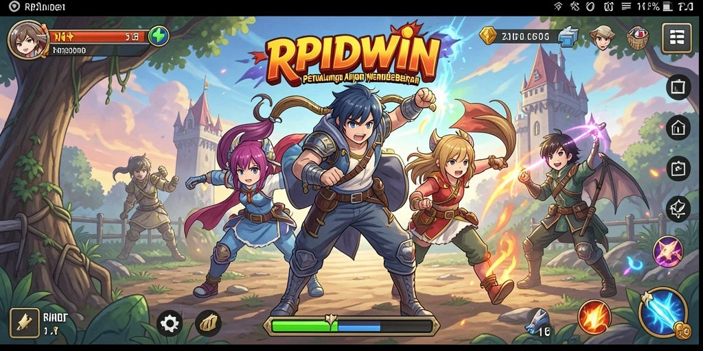 Tampilan gameplay RPIDWIN yang menarik dan penuh aksi.