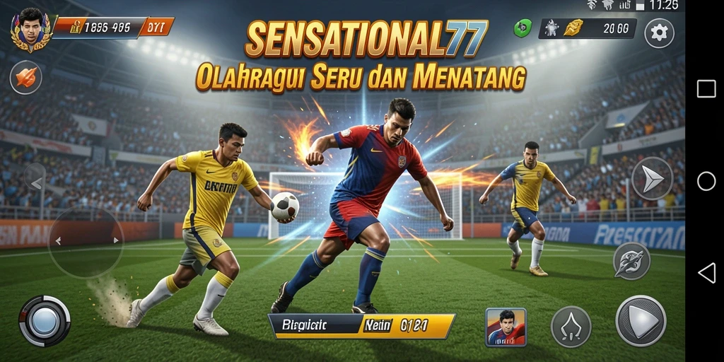 Tampilan gameplay SENSATIONAL77 yang menarik dan penuh aksi.