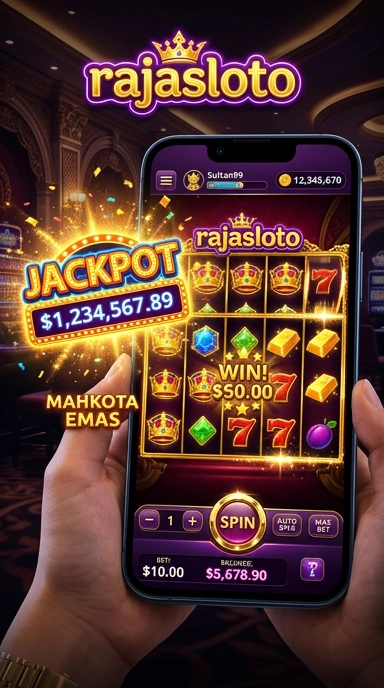 Proses pengunduhan aplikasi dari rajasloto yang cepat dan efisien.